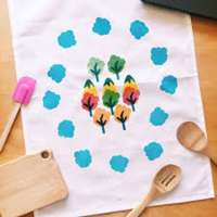 flour sack dish towels 100% cotton kitchen towel